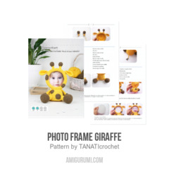 Photo Frame GIRAFFE amigurumi pattern by TANATIcrochet