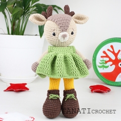 Toy Deer amigurumi pattern by TANATIcrochet