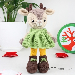 Toy Deer amigurumi by TANATIcrochet