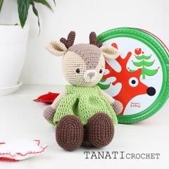 Toy Deer amigurumi pattern by TANATIcrochet