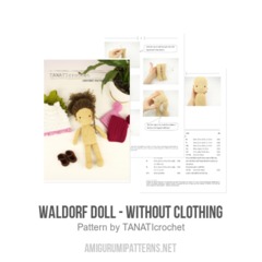 Waldorf doll - Without clothing amigurumi pattern by TANATIcrochet