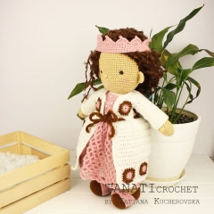 Waldorf doll-Princess clothes amigurumi pattern by TANATIcrochet