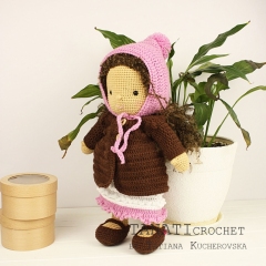 Waldorf doll clothes set 1 amigurumi by TANATIcrochet