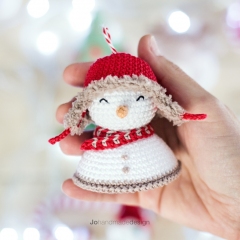 Christmas bells: the Reindeer, the Snowman and the Tree amigurumi pattern by Jo handmade design