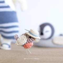 Summer Outfit for Elia and Gin amigurumi pattern by Jo handmade design
