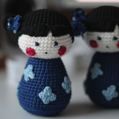 Little Mikko amigurumi pattern by KnittedStoryBears