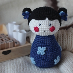 Little Mikko amigurumi pattern by KnittedStoryBears