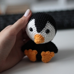 Little penguin amigurumi pattern by KnittedStoryBears