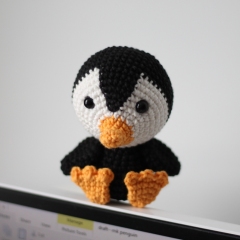 Little penguin amigurumi by KnittedStoryBears