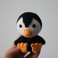 Little penguin amigurumi pattern by KnittedStoryBears