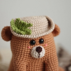 Teddy bear amigurumi pattern by KnittedStoryBears