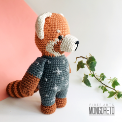 Lucas Red Panda amigurumi by Mongoreto