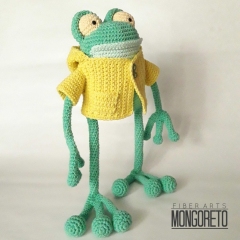 Ulisses, the Frog amigurumi by Mongoreto