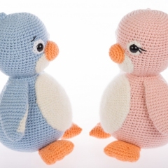 Penguins Cara & Milo amigurumi by Happyamigurumi