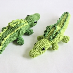 Crocodile, little fellow amigurumi by Happyamigurumi