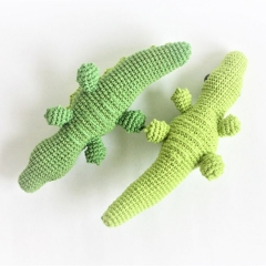 Crocodile, little fellow amigurumi pattern by Happyamigurumi