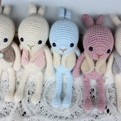 Hope the Bunny amigurumi pattern by Happyamigurumi