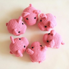 Little Piglet amigurumi pattern by Happyamigurumi