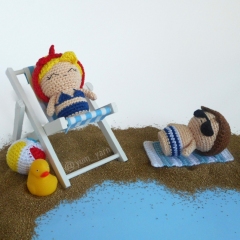 Sandy and Mitch  amigurumi by Yum Yarn