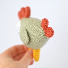 Agatha the Hen amigurumi by Elisas Crochet