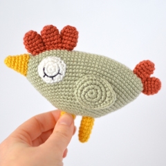 Agatha the Hen amigurumi pattern by Elisas Crochet