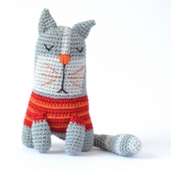 Alfred the Cat amigurumi pattern by Elisas Crochet