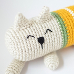 Arturo the Sleepy Cat amigurumi pattern by Elisas Crochet