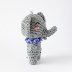 Baby Elephant amigurumi by Elisas Crochet