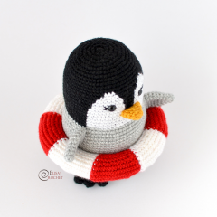 Benji the Penguin amigurumi pattern by Elisas Crochet