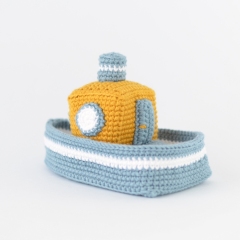Boat amigurumi pattern by Elisas Crochet