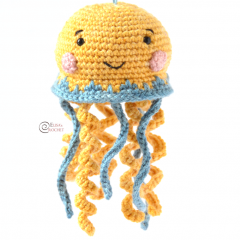 Bonnie the Jellyfish amigurumi pattern by Elisas Crochet