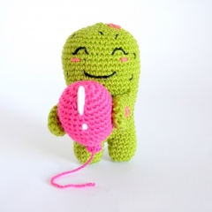 Cactus with Balloon amigurumi pattern by Elisas Crochet