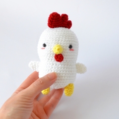 Chicken amigurumi pattern by Elisas Crochet