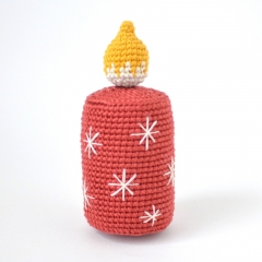 Christmas Candles amigurumi by Elisas Crochet