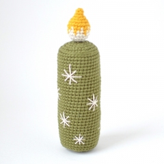 Christmas Candles amigurumi pattern by Elisas Crochet