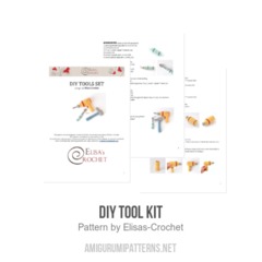 DIY Tool Kit amigurumi pattern by Elisas Crochet