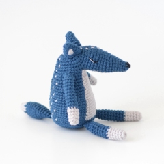 Duke the Wolf amigurumi by Elisas Crochet