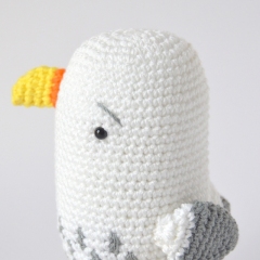 Floyd the Seagull amigurumi by Elisas Crochet