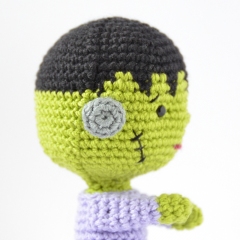 Frankenstein Junioir amigurumi pattern by Elisas Crochet