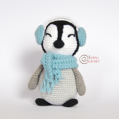 Frosty the Baby Penguin amigurumi pattern by Elisas Crochet