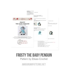 Frosty the Baby Penguin amigurumi pattern by Elisas Crochet