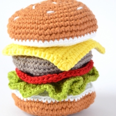 Hamburger  amigurumi by Elisas Crochet
