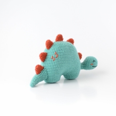 Kevin the Dino amigurumi pattern by Elisas Crochet