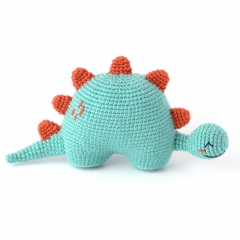 Kevin the Dino amigurumi by Elisas Crochet