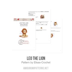 Leo the Lion amigurumi pattern by Elisas Crochet