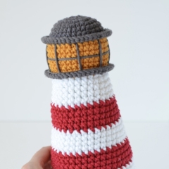 Lighthouse amigurumi pattern by Elisas Crochet