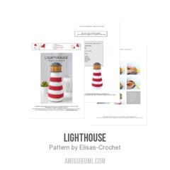 Lighthouse amigurumi pattern by Elisas Crochet