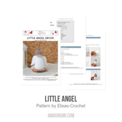 Little Angel amigurumi pattern by Elisas Crochet