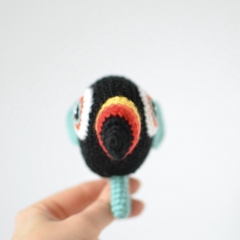 Louie the Toucan amigurumi pattern by Elisas Crochet