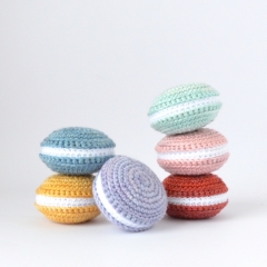Macaroons and Coffee Cup amigurumi by Elisas Crochet